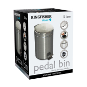 Kingfisher Home 12L Stainless Steel Pedal Bin